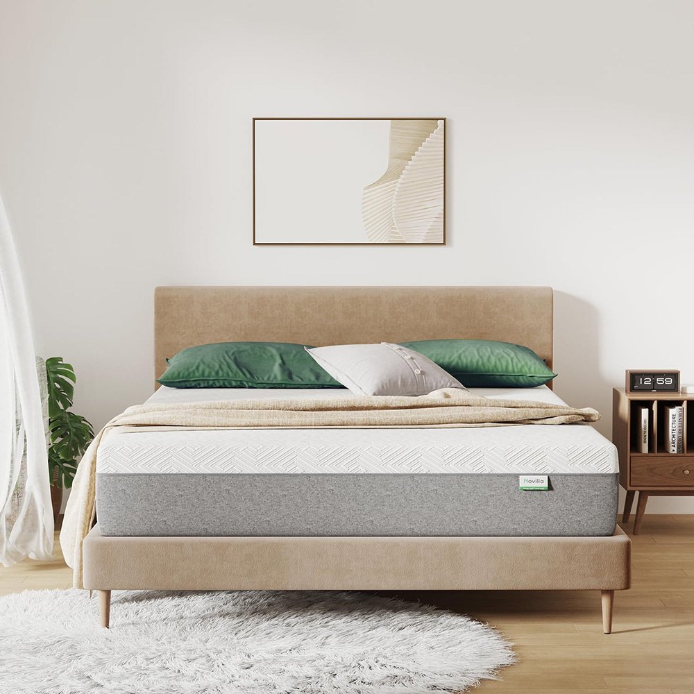 Everyday High Density 8 inch in a bright bedroom